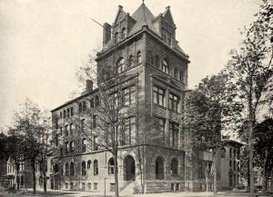 Union Building on Niagara Square c. 1890.  Source:  WNY Heritage