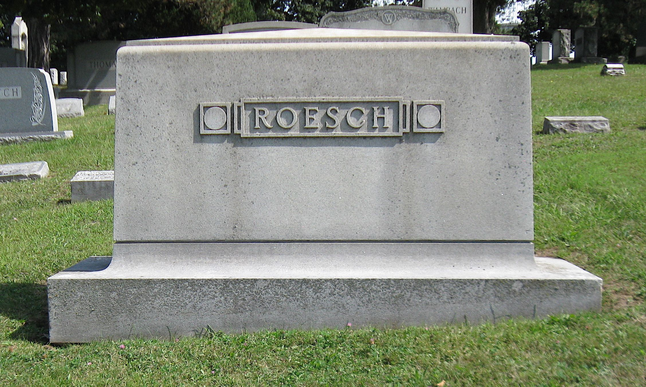 charles roesch grave